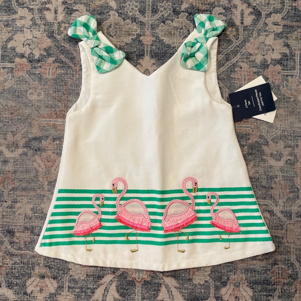 Flamingo Appliqué Tunic